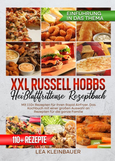 'Cover von XXL Russell Hobbs Heißluftfritteuse Rezeptbuch'-Cover
