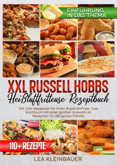 'Cover von XXL Russell Hobbs Heißluftfritteuse Rezeptbuch'-Cover