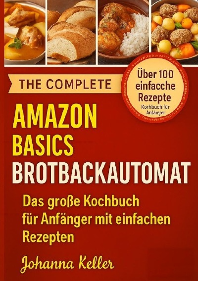 'Cover von Amazon Basics Brotbackautomat: Das große Kochbuch für Anfänger mit einfachen Rezepten'-Cover