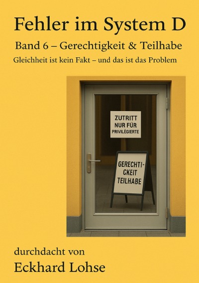 'Cover von Fehler im System D  Band 6 Gerechtigkeit & Teilhabe'-Cover