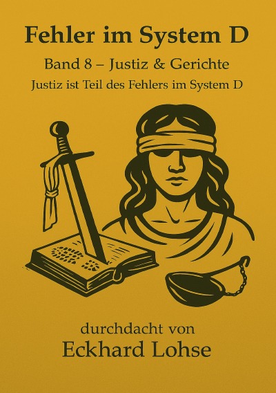 'Cover von Fehler im System D  Band 8 Justiz & Gerichte'-Cover