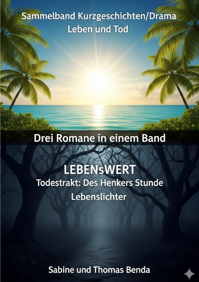 'Cover von Sammelband Kurzgeschichten/Drama Leben und Tod – Drei Romane in einem Band'-Cover