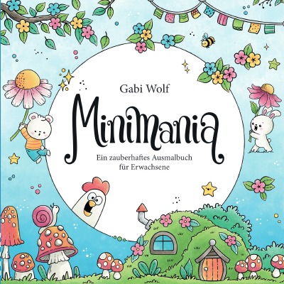 'Cover von Minimania – Ein zauberhaftes Ausmalbuch für Erwachsene'-Cover