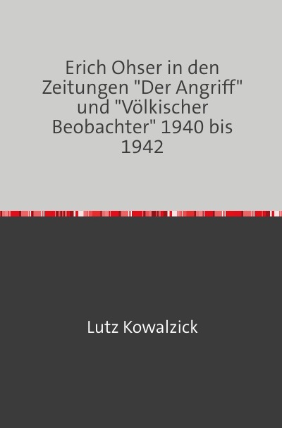 'Cover von Erich Ohser in den Zeitungen „Der Angriff“ und „Völkischer Beobachter“ 1940 bis 1942'-Cover