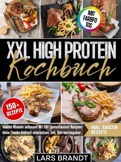 'Cover von High Protein Rezeptbuch XXL'-Cover