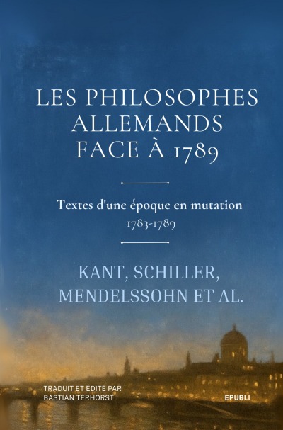 'Cover von Les Philosophes allemands face à 1789'-Cover