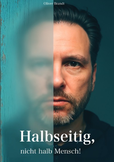 'Cover von Halbseitig, nicht halb Mensch!'-Cover