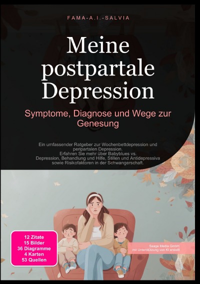 'Cover von Meine postpartale Depression: Symptome, Diagnose und Wege zur Genesung'-Cover