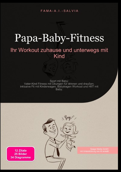 'Cover von Papa-Baby-Fitness: Ihr Workout zuhause und unterwegs mit Kind'-Cover