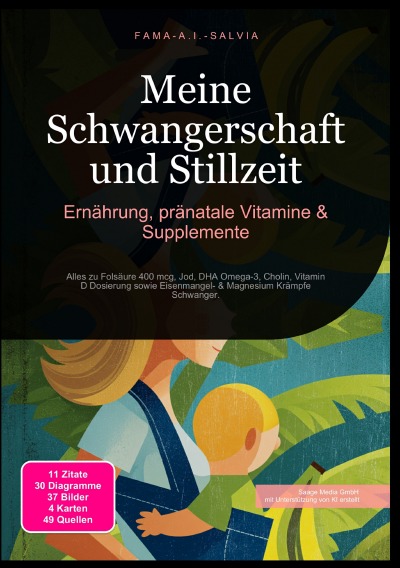 'Cover von Meine Schwangerschaft und Stillzeit: Ernährung, pränatale Vitamine & Supplemente'-Cover