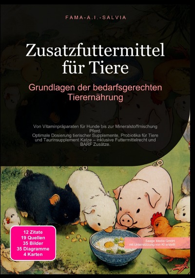 'Cover von Zusatzfuttermittel für Tiere: Grundlagen der bedarfsgerechten Tierernährung'-Cover