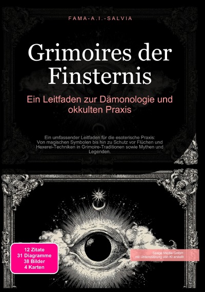 'Cover von Grimoires der Finsternis: Ein Leitfaden zur Dämonologie und okkulten Praxis'-Cover