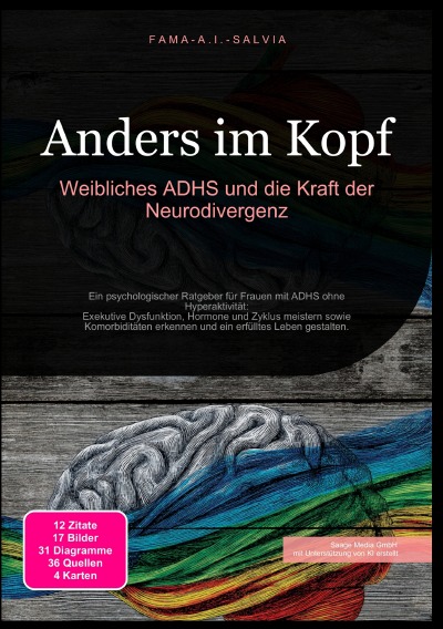 'Cover von Anders im Kopf: Weibliches ADHS und die Kraft der Neurodivergenz'-Cover