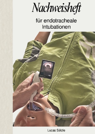 'Cover von Nachweisheft für endotracheale Intubationen'-Cover