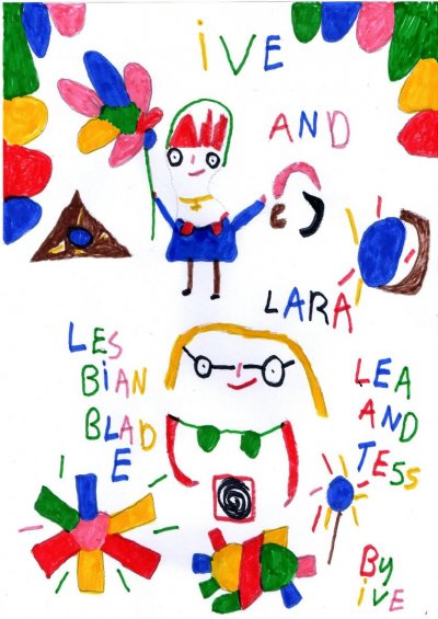 'Cover von Ive and Lara Craft Lesbian Blade Trilogie'-Cover