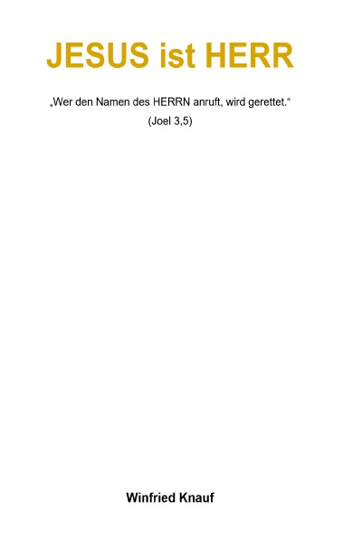 'Cover von Jesus ist Herr'-Cover