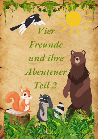 'Cover von Vier Freunde und ihre Abenteuer Teil 2'-Cover