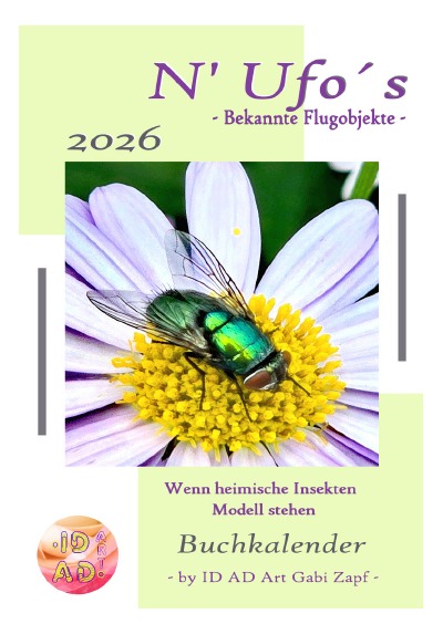 'Cover von N’UFO’S – Bekannte Flugobjekte – Buchkalender 2026'-Cover