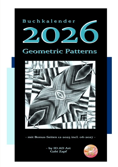 'Cover von Geometric Patterns Buchkalender 2026'-Cover
