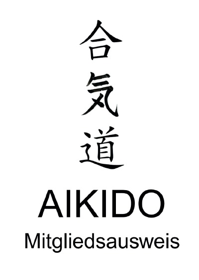 'Cover von Aikido Ausweis'-Cover