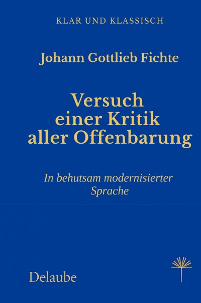 'Cover von Versuch einer Kritik aller Offenbarung'-Cover