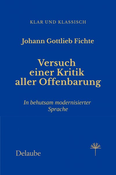 'Cover von Versuch einer Kritik aller Offenbarung'-Cover