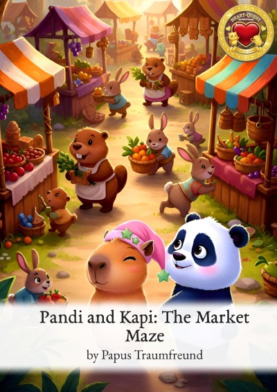 'Cover von Pandi and Kapi: The Market Maze'-Cover