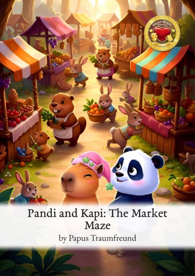 'Cover von Pandi and Kapi: The Market Maze'-Cover