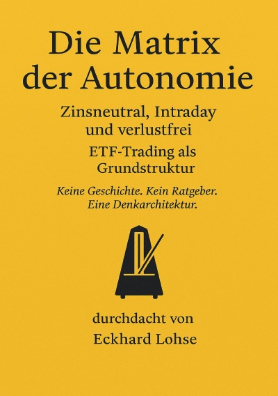'Cover von Die Matrix der Autonomie'-Cover