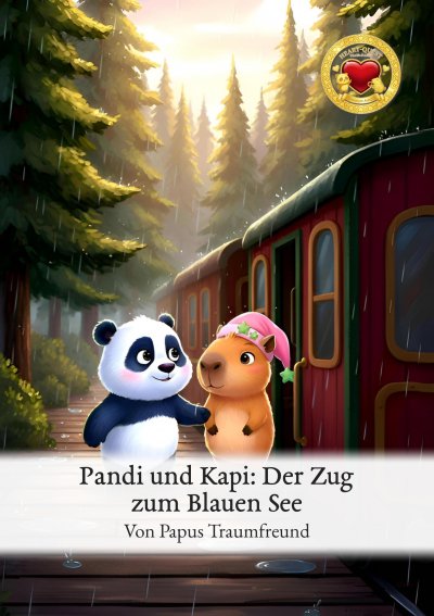 'Cover von Pandi und Kapi: Der Zug zum Blauen See'-Cover