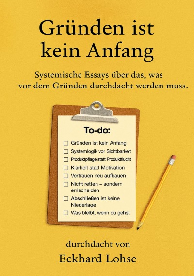 'Cover von Gründen ist kein Anfang'-Cover