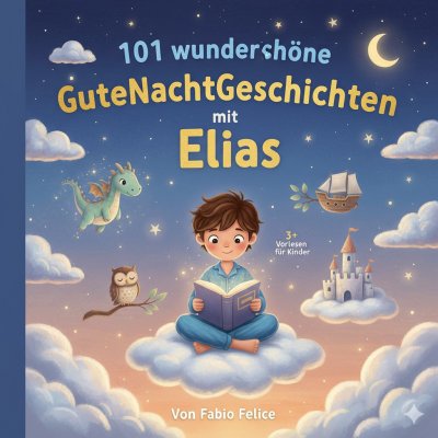 'Cover von 101 wunderschöne Gutenachtgeschichten mit Elias als Hauptfigur'-Cover