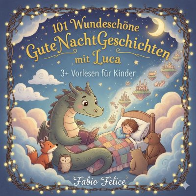 'Cover von 101 wunderschöne Gutenachtgeschichten mit Luca als Hauptfigur'-Cover