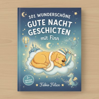 'Cover von 101 Wunderschöne Gutenachtgeschichten mit Finn als Hauptfigur'-Cover