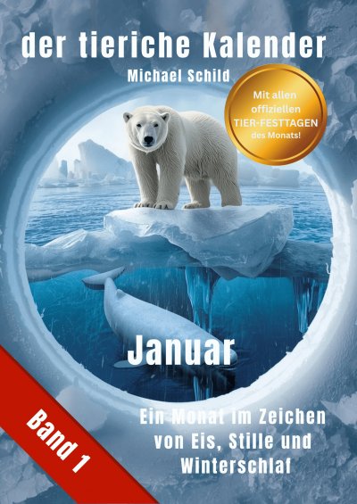 'Cover von der tierische Kalender-Band 1  Januar'-Cover