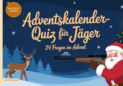 'Cover von Adventskalender-Quiz für Jäger'-Cover
