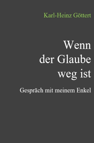 'Cover von Wenn der Glaube weg ist'-Cover