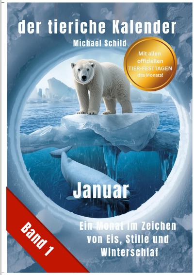 'Cover von der tierische Kalender-Band 1 | Januar'-Cover