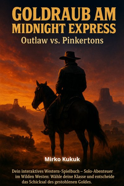 'Cover von GOLDRAUB AM MIDNIGHT EXPRESS: Outlaw vs. Pinkertons'-Cover