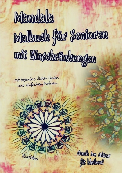 'Cover von Mandala Malbuch für Senioren mit Einschränkungen'-Cover