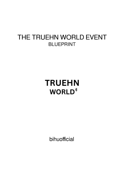 'Cover von THE TRUEHN WORLD EVENT : BLUEPRINT'-Cover