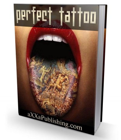 'Cover von Perfektes Tattoo. Ein Tattoo ist ein Erlebnis, das dich dein ganzes Leben lang begleitet. Stelle sicher, dass du alles weißt, was du wissen musst, damit du stolz darauf bist und es nicht bereust.'-Cover