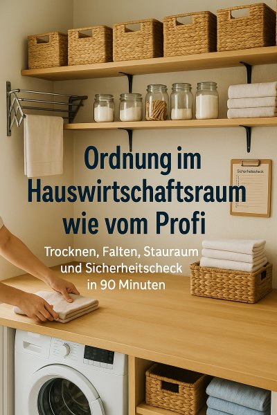 'Cover von Ordnung im Hauswirtschaftsraum wie vom Profi'-Cover