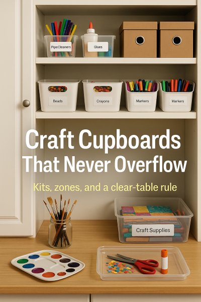 'Cover von Craft Cupboards That Never Overflow'-Cover