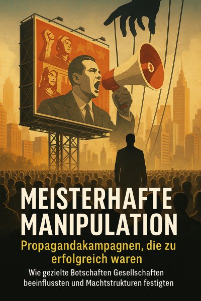'Cover von Meisterhafte Manipulation: Propagandakampagnen, die zu erfolgreich waren'-Cover
