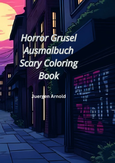 'Cover von Horror  Grusel  Ausmalbuch Scary Coloring Book'-Cover