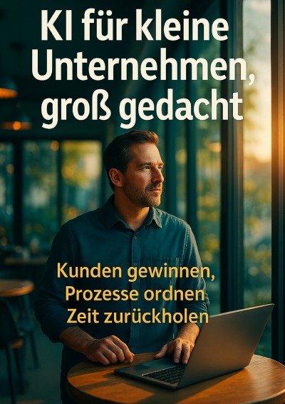 'Cover von KI für kleine Unternehmen, groß gedacht'-Cover