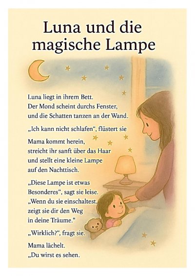 'Cover von Lunas Lampe – Eine Reise ins Traumland'-Cover