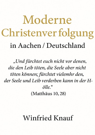 'Cover von Moderne Christenverfolgung'-Cover