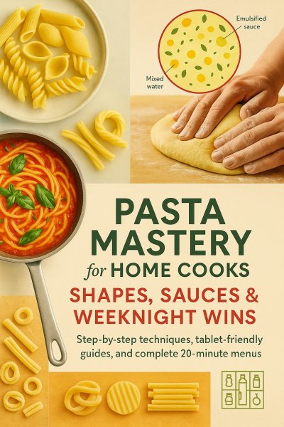 'Cover von Pasta Mastery for Home Cooks: Shapes, Sauces & Weeknight Wins'-Cover